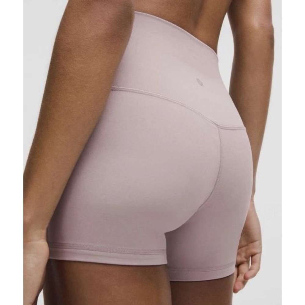 Lululemon Align High-Rise Short 4" Inseam Size 6 Lavender Mauve Yoga Gym